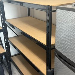 Heavy-Duty Garage Storage Shelf – 77”x30”x72” – Sturdy Metal Rack