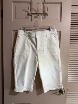 Women’s Wit & Wisdom White Jean Capri Pants Size 14