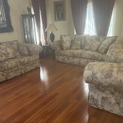 Living Room Set With Coffee Table And End Tables