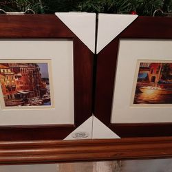 Framed Mediterranean Art