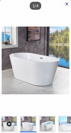 New- Freestanding Tub with Faucet