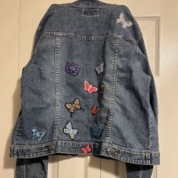 Authentic Arizona Butterfly Jean Jacket