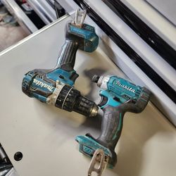 Makita Impact Drill  And Hammer Drill  $85 For Both "" No Battery No Charger 