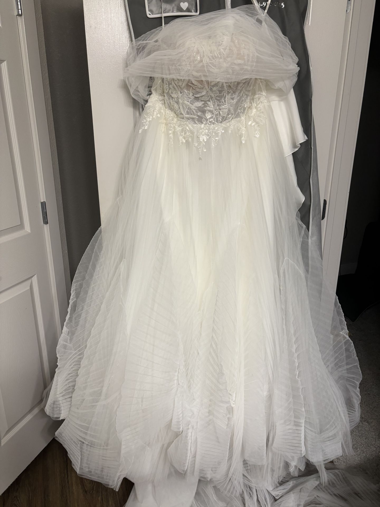 European Couture Pollardi Wedding Dress