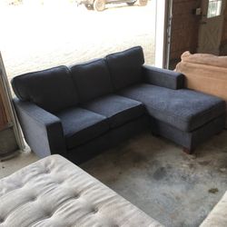 L Shaped Blue Sectional Couch “WE DELIVER”