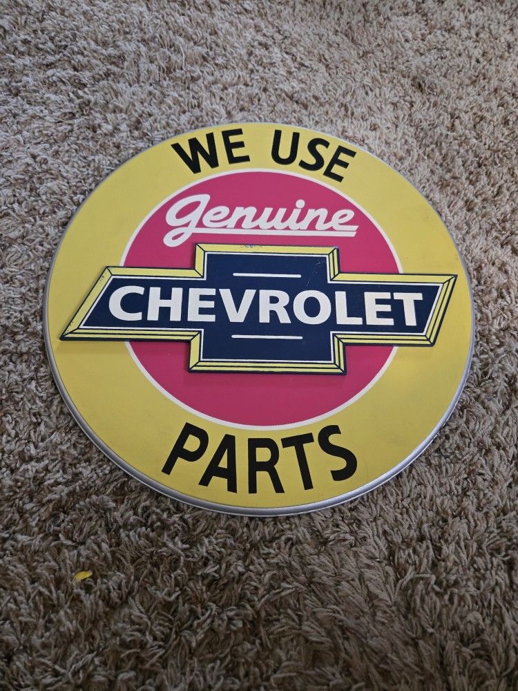 Wooden Ford And Chevy Signs