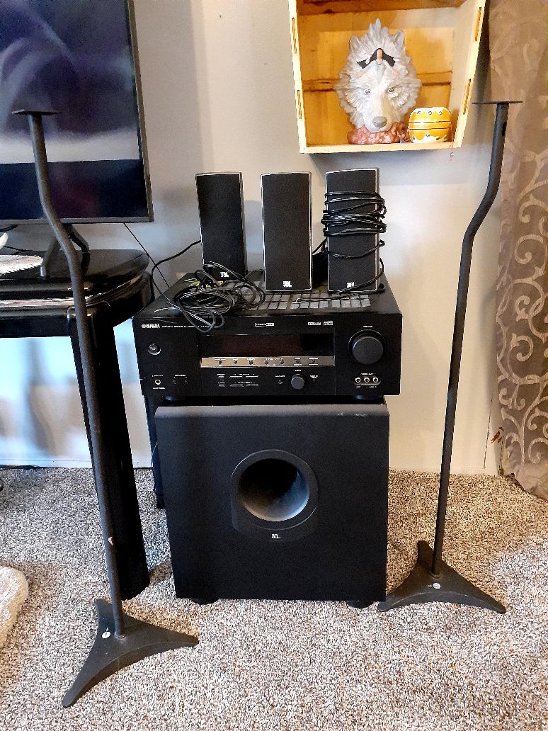 Home theater system [Yamaha, JBL]