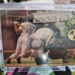 Cleveland Indians Sandy Alomar Jr 1995 Topps Stadium Club Members Only Best Seat In The House Parallel Baseball Card 