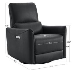 Power Recliner Chair Swivel Glider