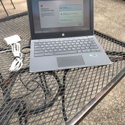 Chrome Book (HP)  Gray Netbook 