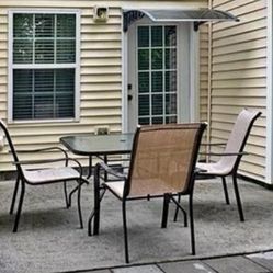 Patio Set - 3 Chairs And Table