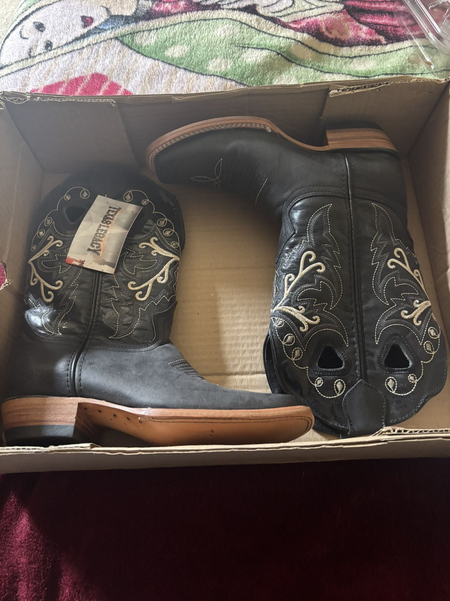 TEXAS LEGACY WOMENS BOOTS SIZE 7.5