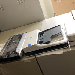 Different Size Of Scanners And Printers