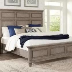 4 PC KING SET  1 KG+ 1 DR + 1 MR + 1 NS +  NEW IN BOX (MATTRESS AND CHEST SOLD SEPARATELY)