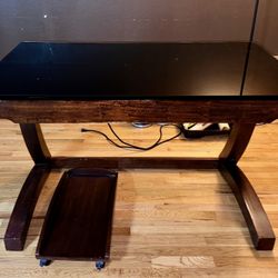 Glass Top Desk