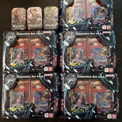 One Piece Illustration Box Vol.6 & OP Tin Pack Set Vol.2