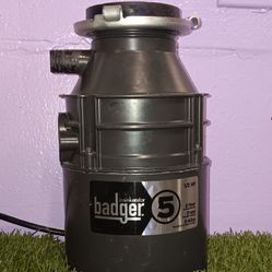 InSinkErator Badger 5 Garbage Disposal — Used for only 1 year — 1/2 HP, in perfect condition