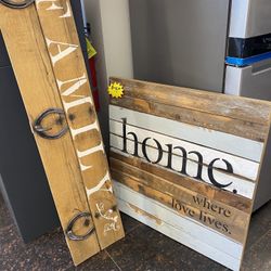 Rustic Wood Signs