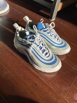 Air Max 97’ Blue And White Women Size 6