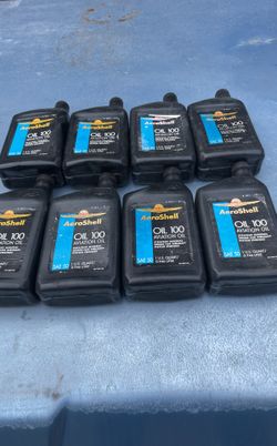 8qts Shell 100 Aviation Oil