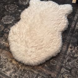 Large Faux Fur Dog Bed