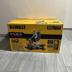 Dewalt DCS781B 60V Cordless Sliding Miter Saw Used In Great Condition Tool Only No Battery No Charger