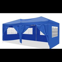 10 x 20 Pop Up Canopy With Sidewalls Windows