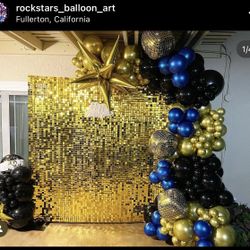 Birthday Any Occasion Backdrops And Balloon Garland