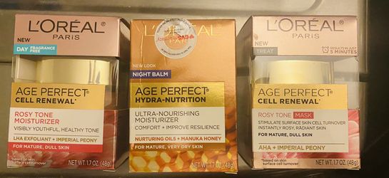 L’Oréal moisturizers + cell renewal mask