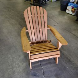 Foldable Wooden Adirondack Chair