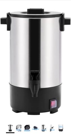 Stainless Steel Coffee Maker, 30-Cup, 4.5L