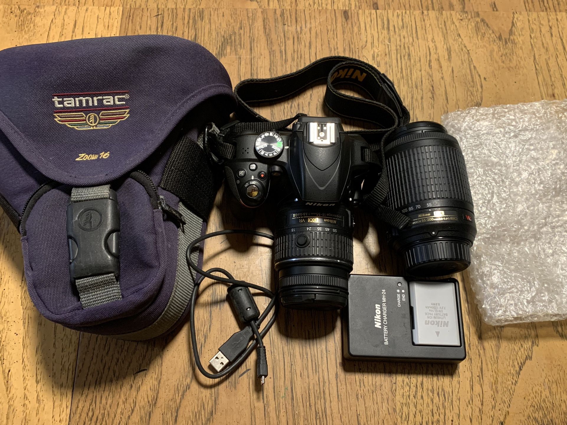 Nikon D3300 and Two Lenses! for Sale in Olympia, WA OfferUp