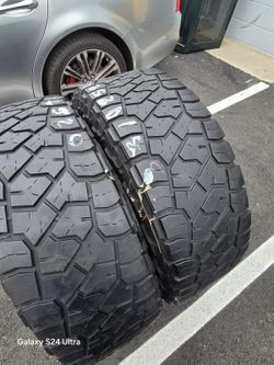 Only 2 used tires Lt37x12.50r20 toyo rt trail Open Country $200.00 both