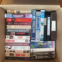 25 VHS Tapes