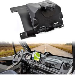 Electronic Device Holder with Storage Box Organizer Tray for Can Am Defender