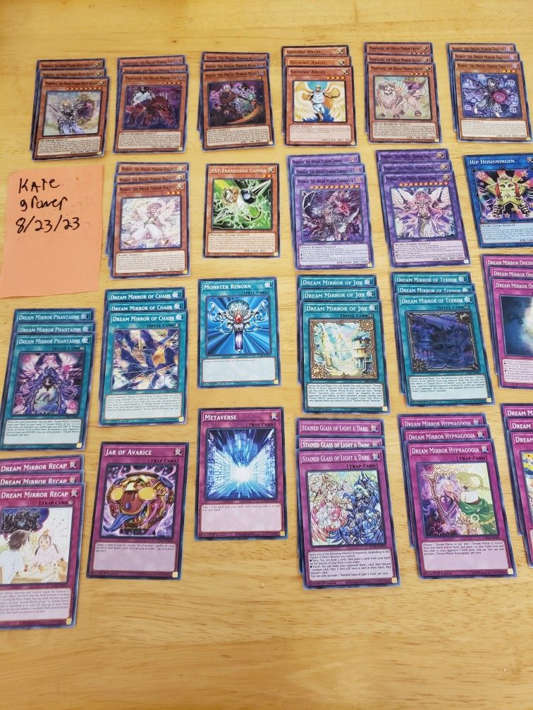 yugioh dream mirror deck Phantasos, the Foe - CHIM-EN086 Super Rare may be 1st or Unlimited Edition Neiroy, the Dream Mirror Heretic