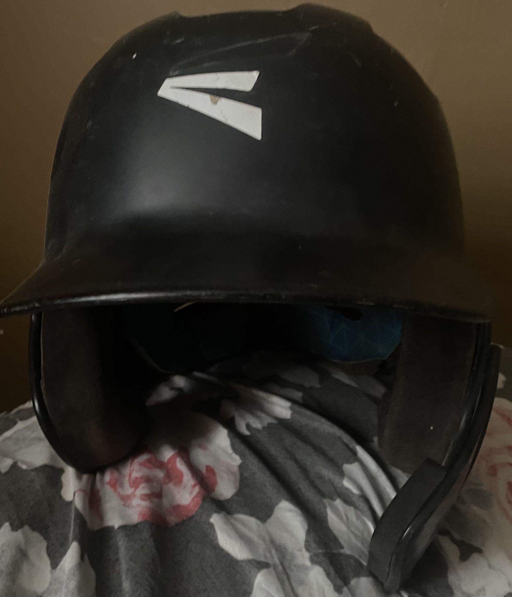 Easton Matte Batting Helmet with Jaw Guard