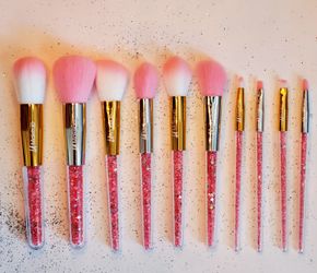 10pcs cute makeup brush set