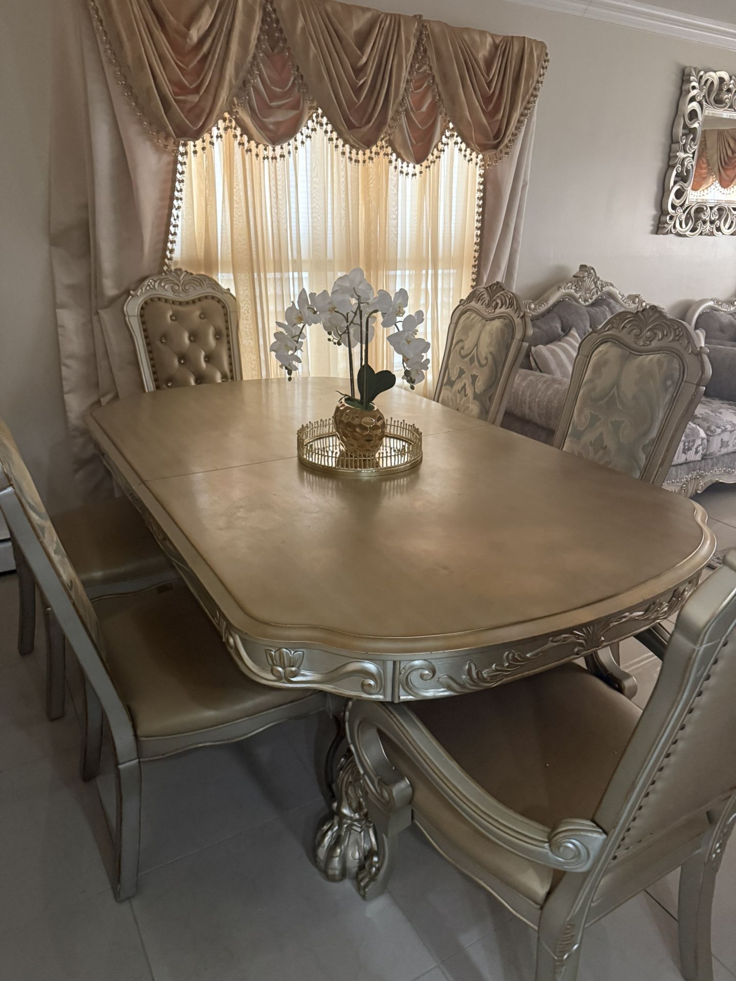 Acme Gold Dining Table