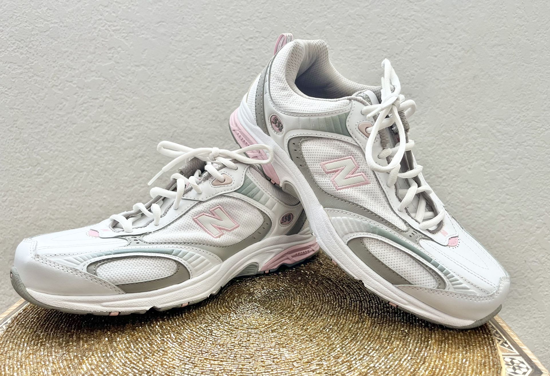 New Balance Womens 558 White Casual Shoes Sneakers Size 10.5 D Made In USA