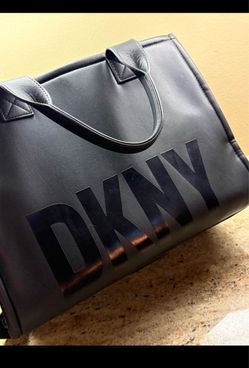 Women’s DKNY Black Leather Tote Bag Purse