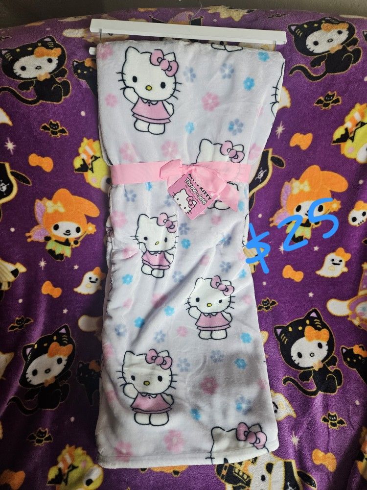 Hello Kitty Blanket $25
