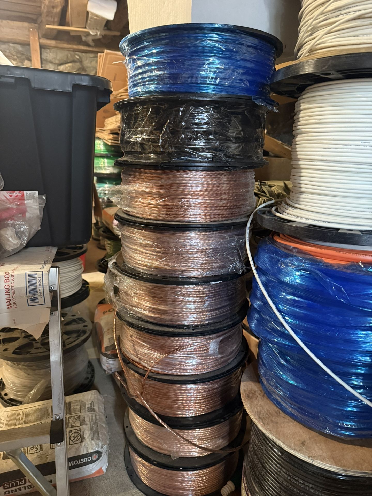Wire - 7 Stran 6 gauge bare wire 315’ Foot Spools ( All New)