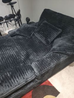 Black sofa chair