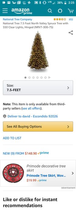 Pre-lit Christmas Tree