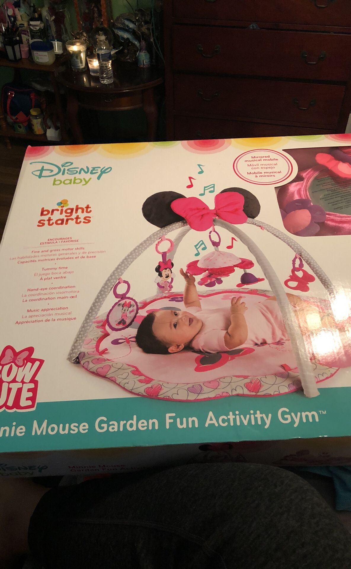 Disney baby minnie mouse cheap garden fun activity gym