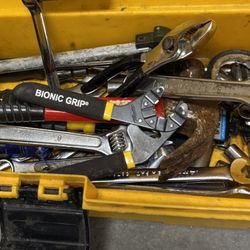 Tool Box With Tools 