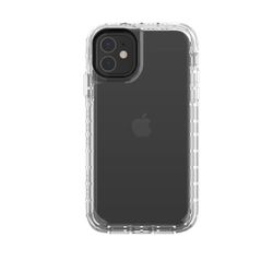 ONN 11/XR Rugged Case and Holster Clip / Built-In Antimicrobial for iPhone Clear
