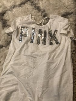 Pink Victoria’s secret shirt size small