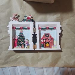 Various Christmas Village Houses And Figurines- Separate Or As A Lot